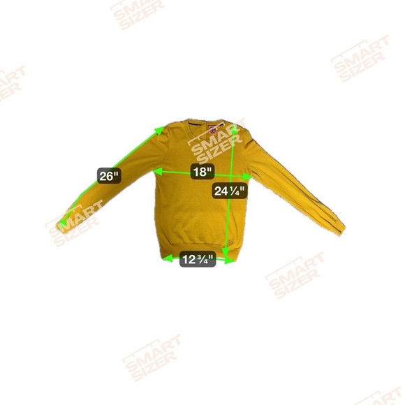 Tory Burch Mustard Yellow Cashmere Sweater Size Medium - Picture 10 of 11